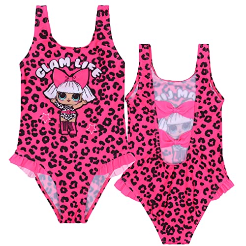 SUN CITY Costume 1 Pezzo Ufficiale LOL Surprise Per Bambina – Piscina E Mare, Rosa/Fuxia, Taglie 5-10 Anni - 2