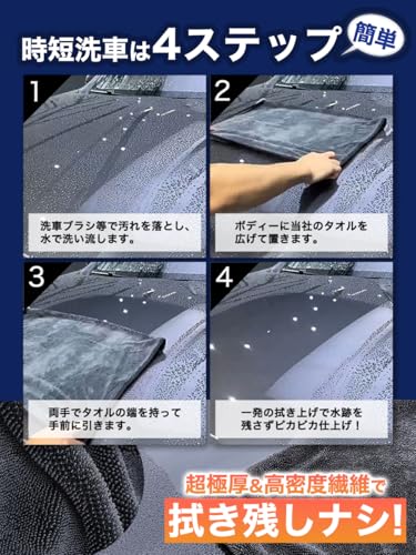 【所ジョージ世田谷ベース掲載】 RICAUTO 洗車 タオル