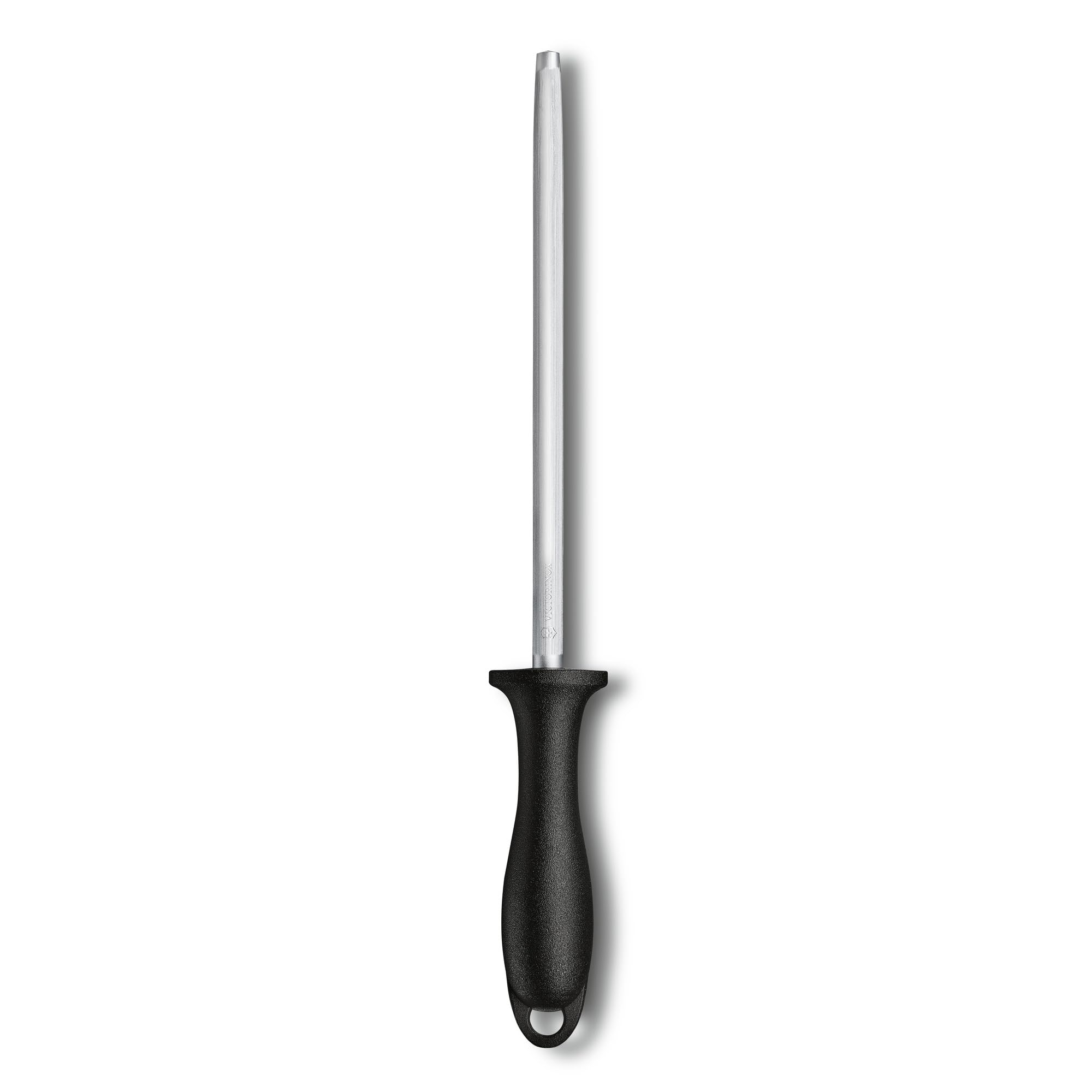 Victorinox Swiss Classic Chaira con mango de plástico, para afilar cuchillos, cromada