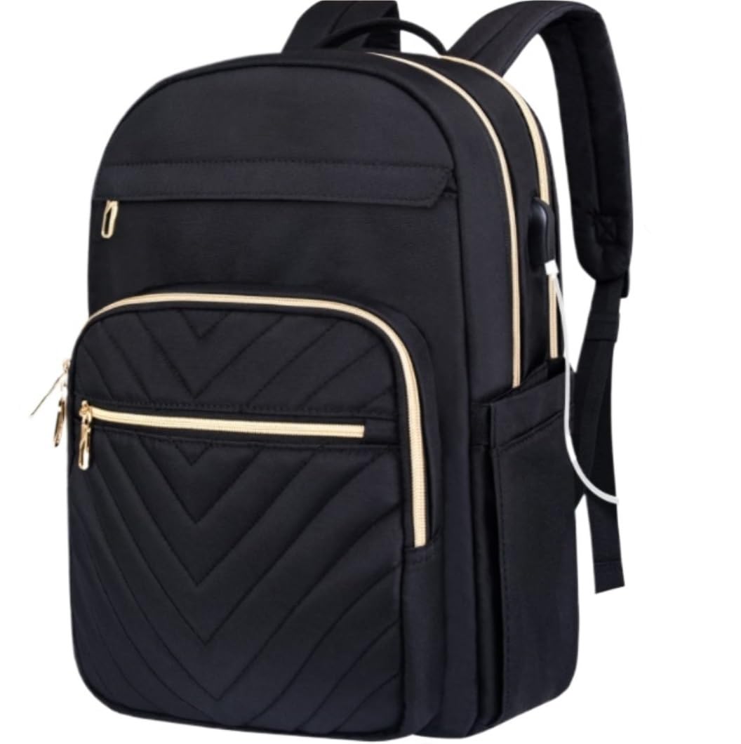 Pc Portatile Zaino per Laptop per Uomo E Donna, Borsa da Lavoro Convertibile per, per Infermieri, Insegnanti, per Viaggiare Borsa Porta(A)