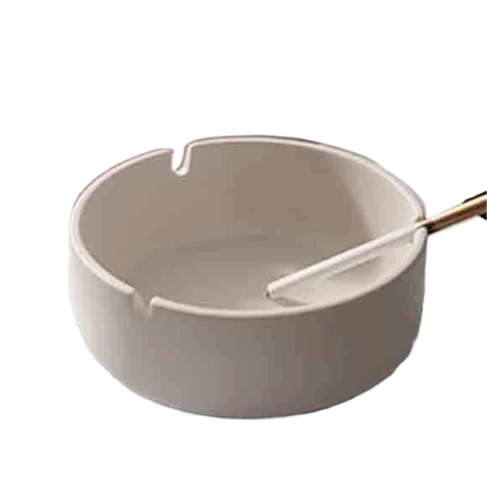 Ceramic Ashtray For Home Living Room Office Commercial Use Available In Three Colors Office(White)