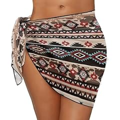 Brown Aztec Tribal Printed