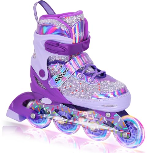 Patins à roulettes réglables en ligne enfants 4 tailles Nattork