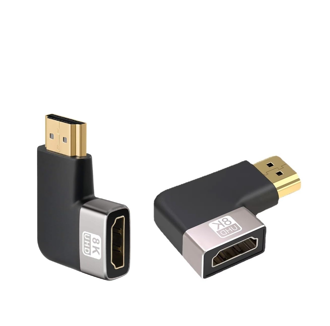 Adaptador Hdmi 90 Graus Lateral Esquerda ou Direita 2.1 8k UHD. Altissima velocidade de