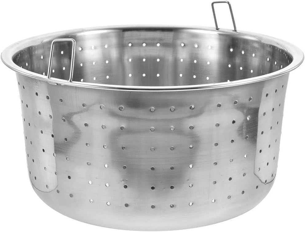 PRETYZOOM para cocinar cesta de vapor cesta ligera compacta de acero inoxidable