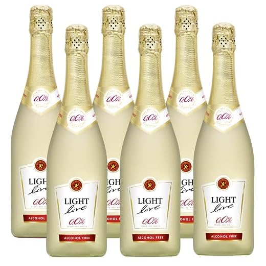 Light Live Sparkling White, alkoholfreier Sekt - 0.75L - 6x