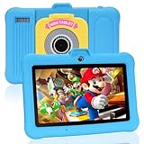 SUMTAB Kids Tablet 7 inch Android 13 Tablet for Kids (Ages 2-14), 8GB RAM 64GB ROM 128GB Expand,Software Pre-Installed, Bluetooth, WiFi,with Shockproof Case