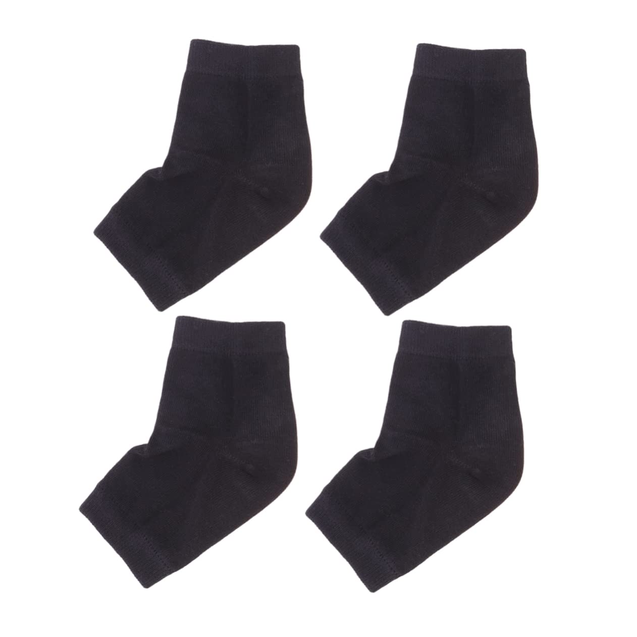 Healeved 6paia Socks Gel Protettivi Per Talloni Di Calze Idratanti Anti-crack Nere Per Dei Piedi e Comfort Notturno