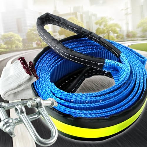 Corde de remorquage robuste IMIKEYA résistante avec crochet de secours