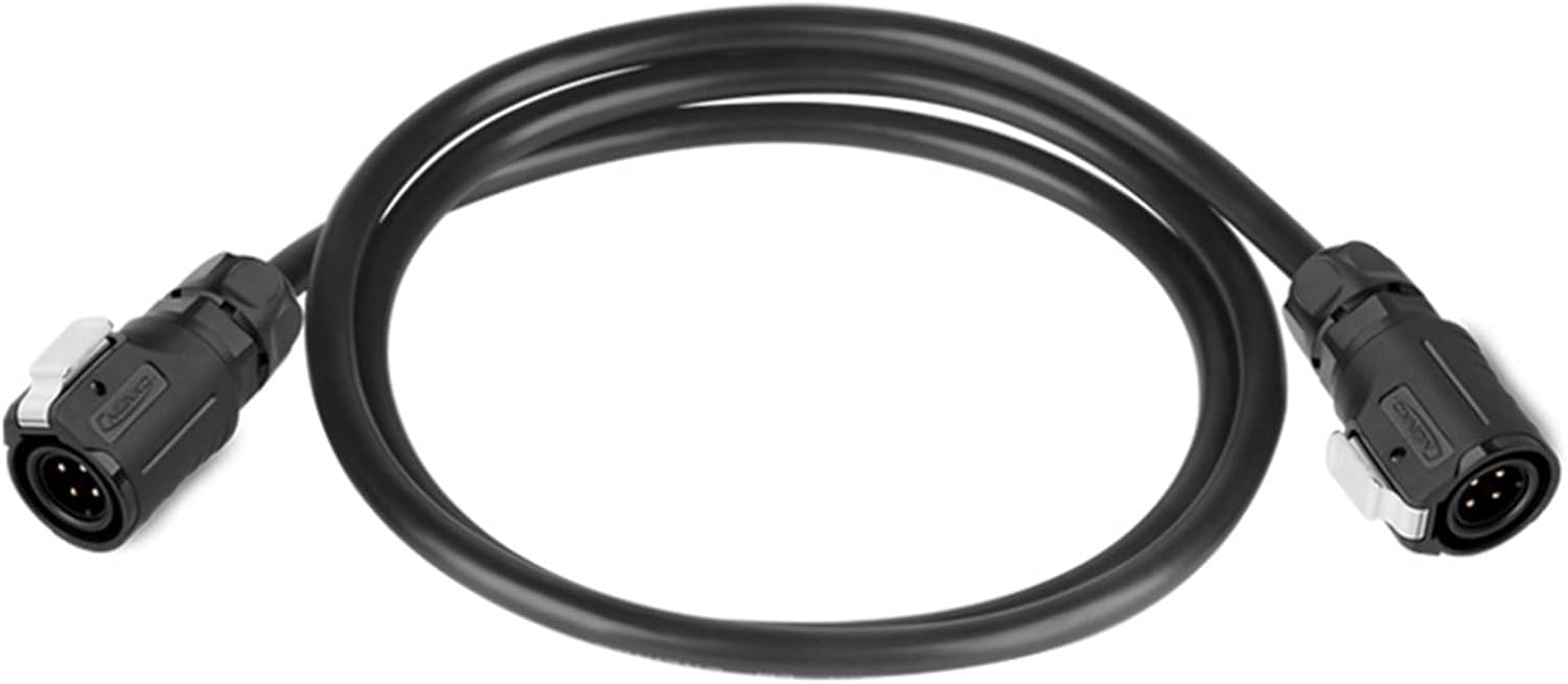 M16 PBT Plastic 2 Pin~9 Pin Power Cable Connector 1/2M Extended Cable IP68 Industrial Connectors Waterproof Outdoor(5pin Dual Plug)