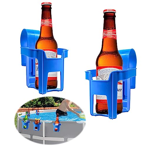 2PCS Portavasos de Piscina, Soporte para Bebidas Piscina, Accesorios de Piscina, para Fiestas de Verano En La Piscina Playa