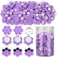 BAMTTOO 120pcs Eyelash Extension Glue Holder Honeycomb Shaped