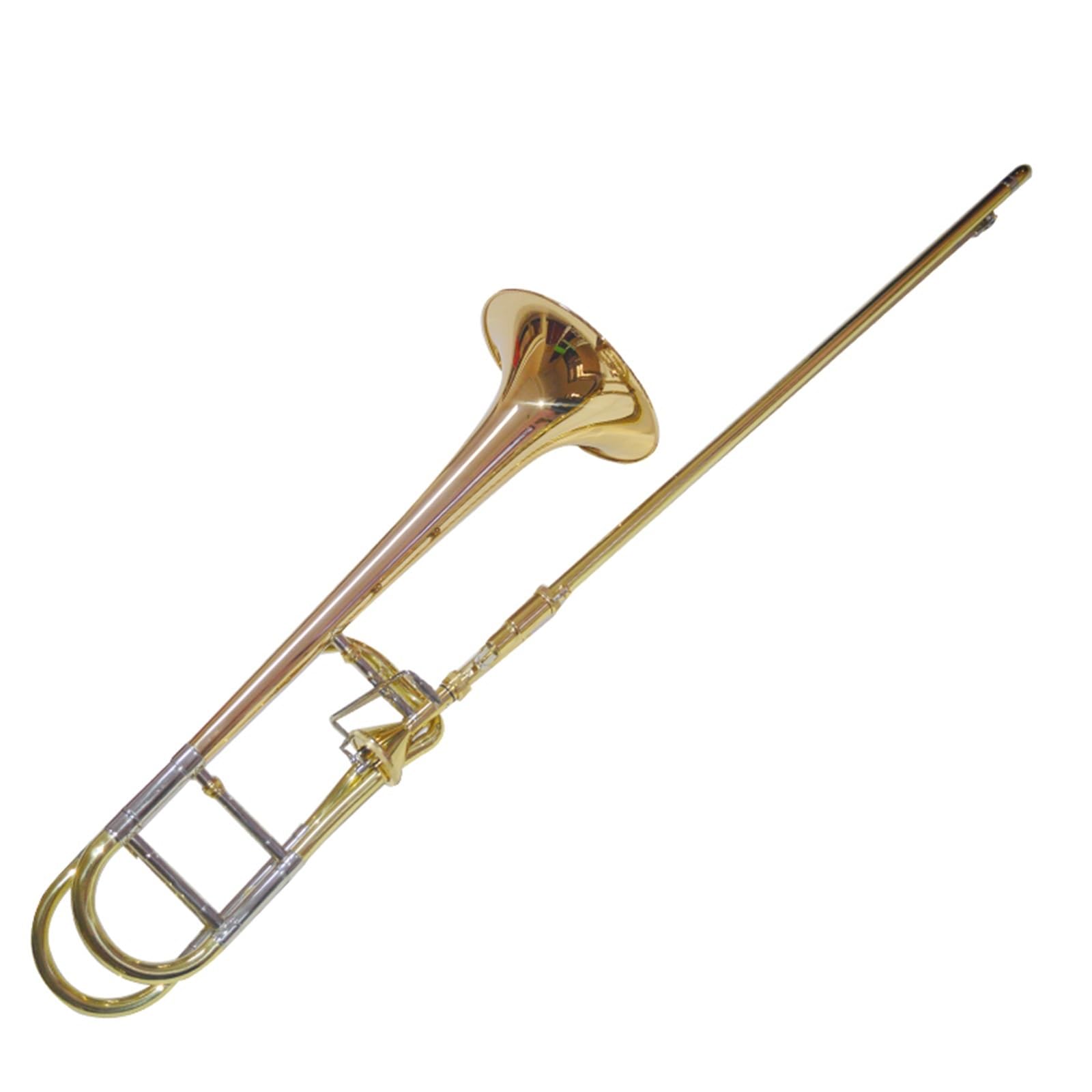 Puzon Puzon Tenorowy Z Zaworem Dzwonek Ze Złotego Mosiądzu Instrument Stożkowy Odpowiedni Dla Początkujących Profesjonalnych