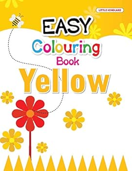 Paperback Easy Colouring Book (Yellow) Book