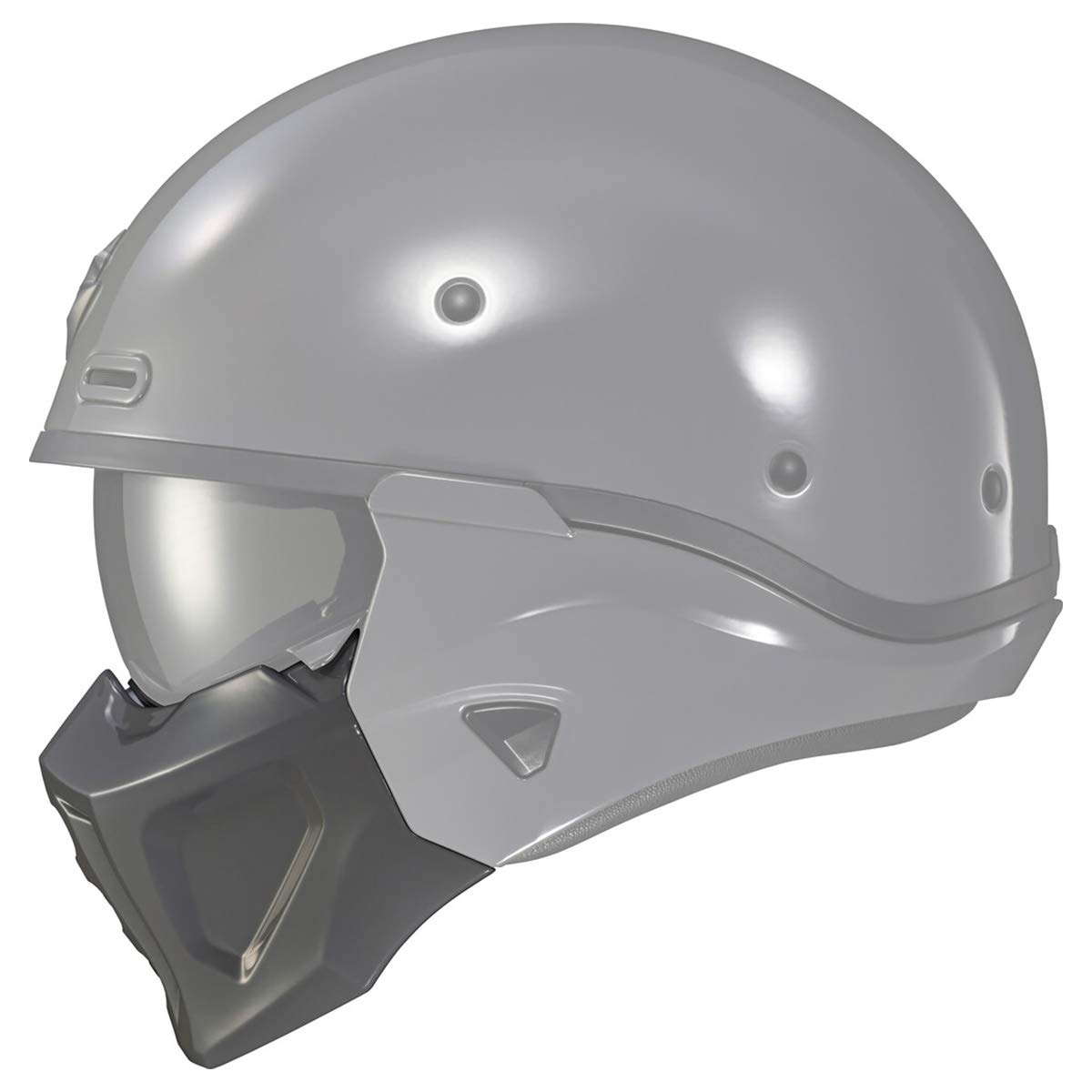 scorpion covert-x solid cement grey jet helmet ScorpionEXO Covert X Optional Replacement Chin Cover for Covert X Helmets (Cement Grey) : Automotive by including a Free summer-collection adidas Power Bp Youth Hook Size::#10