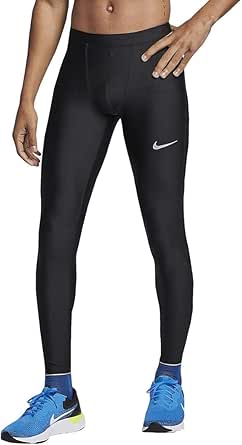 NIKE(ナイキ) Dri-FIT ラン モビリティ ランニングタイツ AT4242-010 ブラック/リフレクティブシルバー 反射 スポーツ 筋トレ ジム フィットネス トレーニング 伸縮性 防湿性 ポケット付き 足首ジッパー 簡単な着脱 メンズ 国内正規品