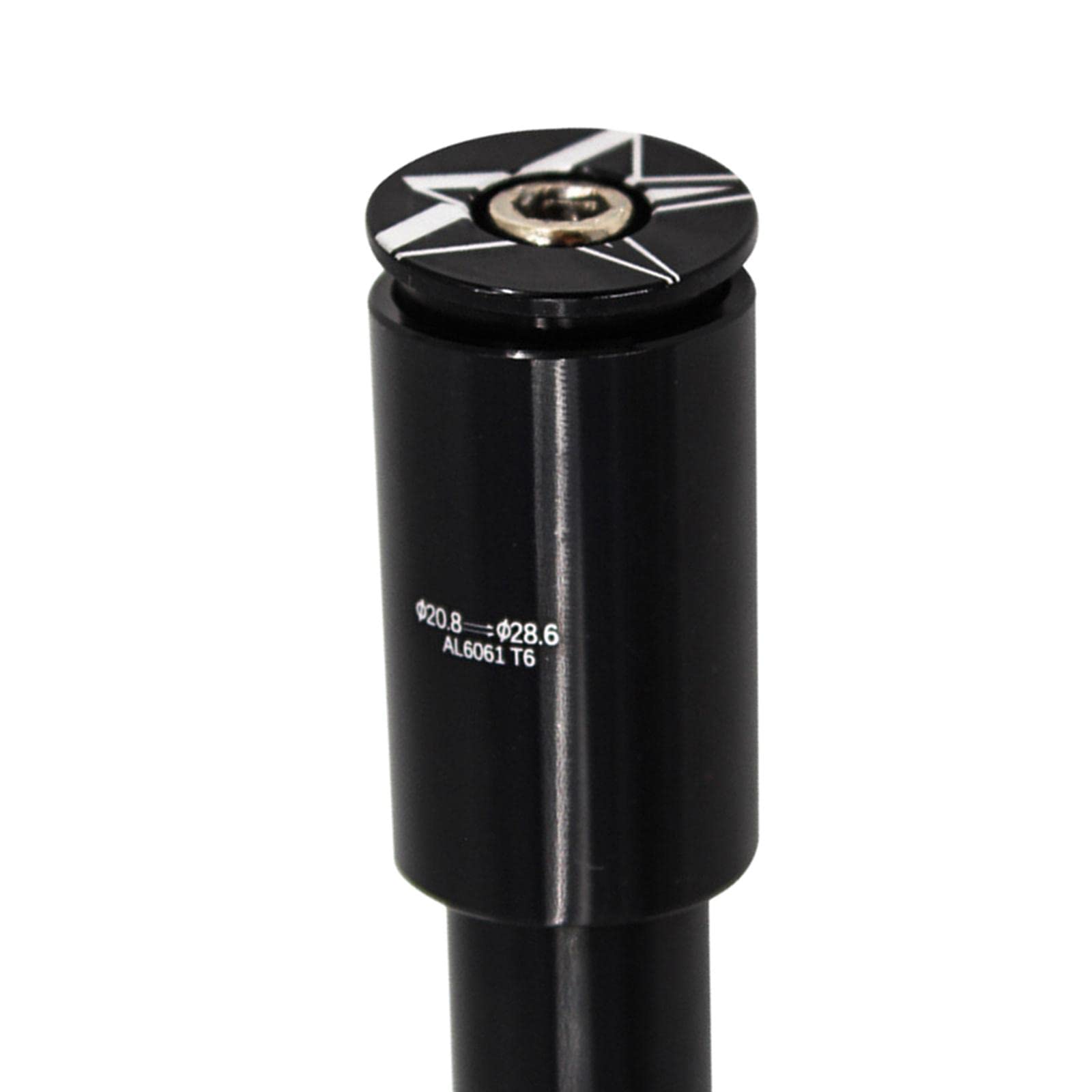 Prolunga per della Forcella della Bicicletta S Prolunga per Adattatore per Testa 'Alto per Manubrio della Bicicletta, Lega di Alluminio, da 20,8 mm a 28,6 mm