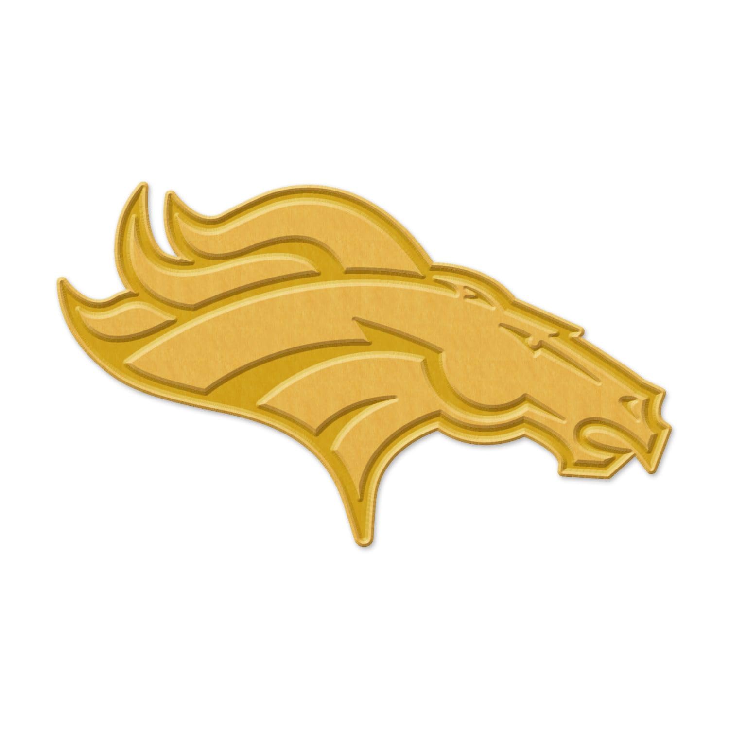 Pin Gold Denver Broncos NFL Universal Bijoux Caps customisation mode