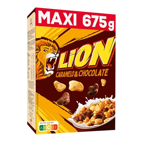Nestlé Lion Cereales Integrales con Chocolate y Caramelo 675g