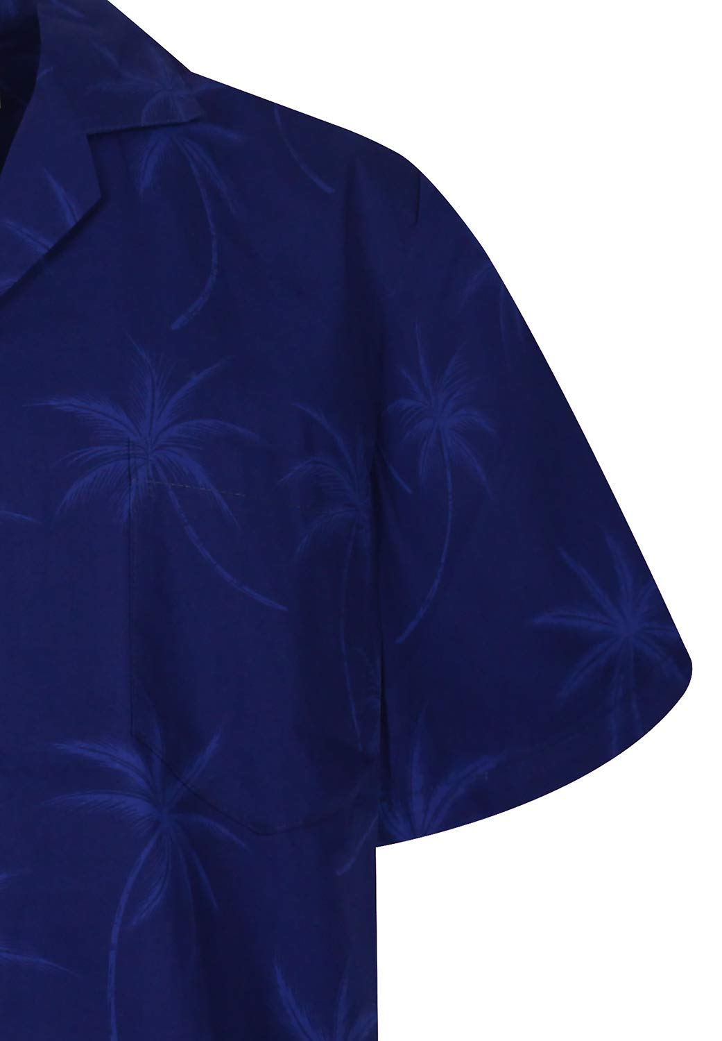 KY's | Chemise hawaïenne Originale | Homme | S - 6XL | Manches Courtes | Poche Avant | Imprimé hawaïen | Feuilles de Palmier | Plusieurs Couleurs