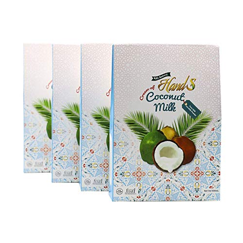 HandS Unsweetened Drinkable Coconut Milk Cream of Coconut 6 Fat
