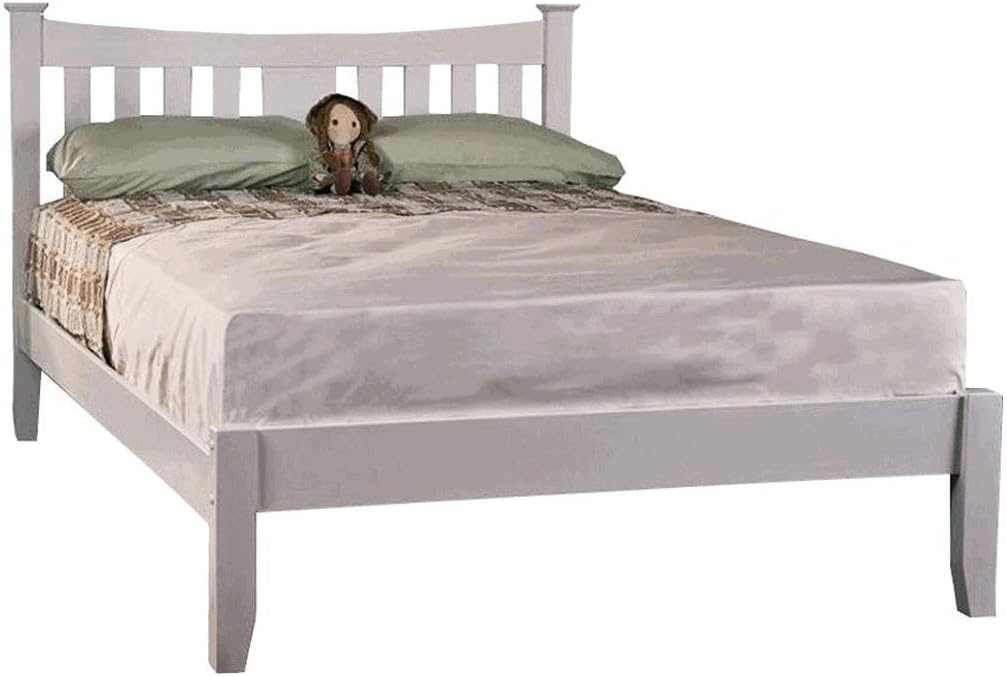 Arquette Solid wood Bed Frame by Sweet Dreams, OAK or WHITE (WHITE, 5FT KING SIZE)