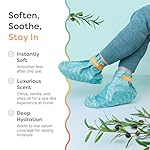 ZenToes Moisturizing Foot Mask for Dry Cracked Feet | Shea Butter, Jojoba Oil & Squalane Infused Hydrating Sheet Masks | Spa Experience At Home | Mess Free Design | Vanilla Citrus Scented, 3 Pairs - Image 5