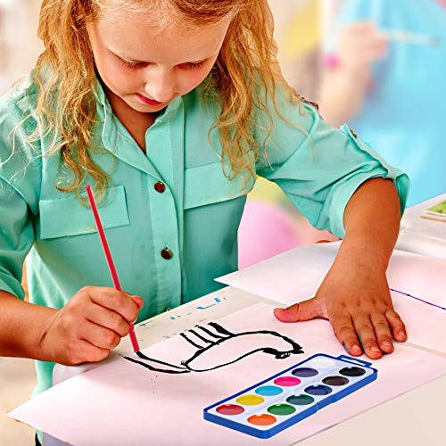 Neliblu WP1212 Watercolor Paint Set For Kids - Bulk Set Of 12 - Washable Paint In 12 Vivid Colors - Perfect For Home, Classroom And Birthday Or Art Party- thumb #6