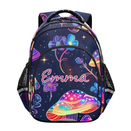 Sacs à dos traditionnels champignon fluo rigolo pour garçons et filles