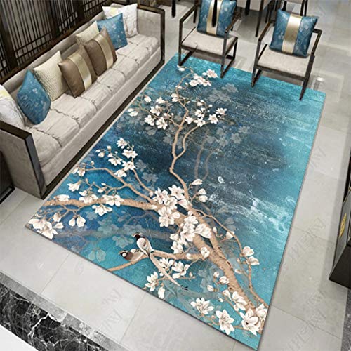 ラグ カーペット シャギーラグ 洗える 玄関マット 中国風 絨毯 屋内用ラグマット ウォッシャブル 春夏秋冬 長方形 ホットカーペット対応 シンプル 花柄 厚手 カラー 滑り止め付 リビングマット 色褪せなし ベッドサイド ラグ 160*230