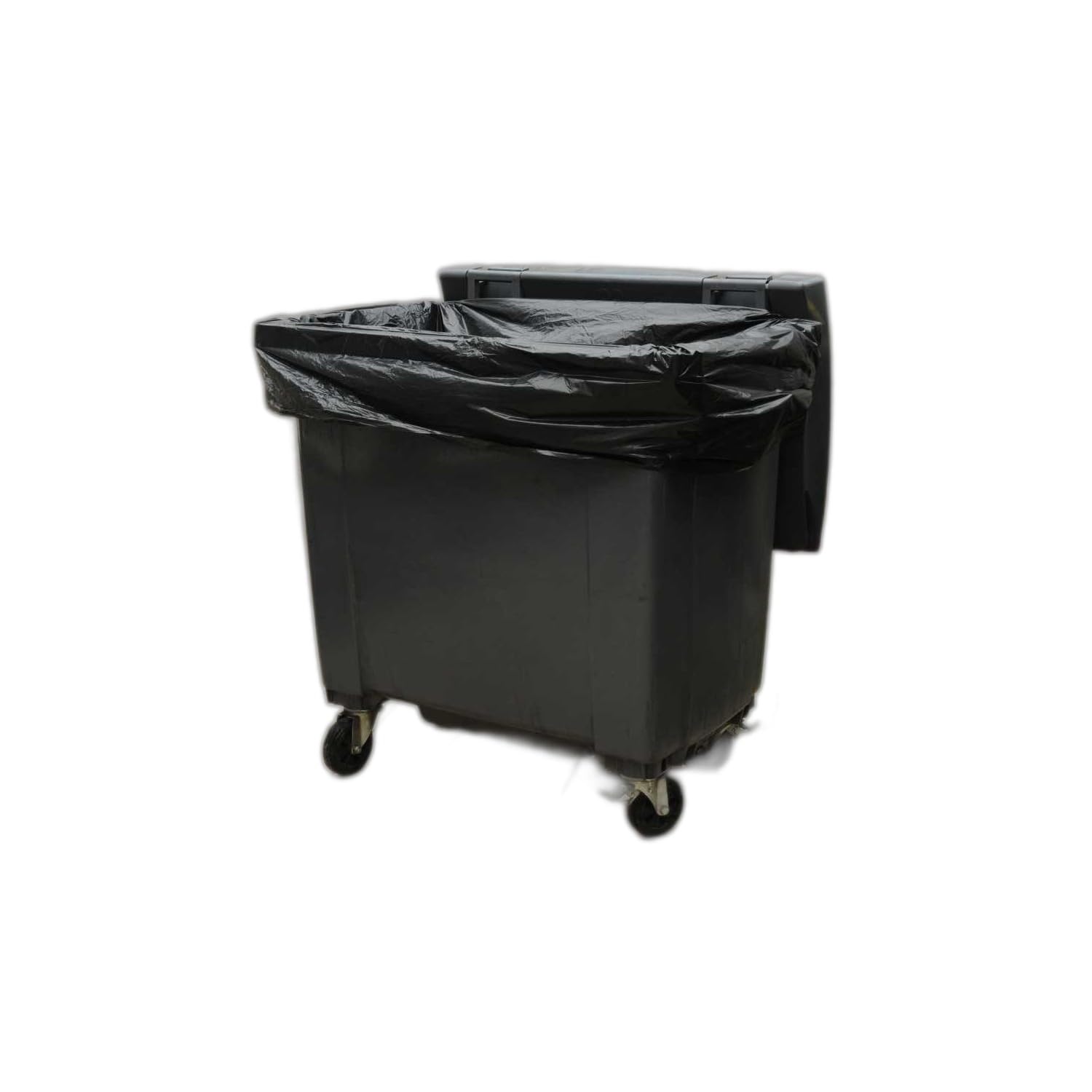 Bolsa Funda contenedor 1100 L Negro 2250 X 1750 mm 20 µ cartón de 100