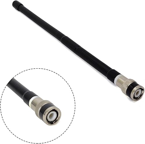 Miniatura 4 de HYS 27Mhz BNC Antena de mano de dos vías de radio BNC de 9.45 pulgadas para Cobra Midland Uniden de mano Cb Radios portátiles (paquete de 2)