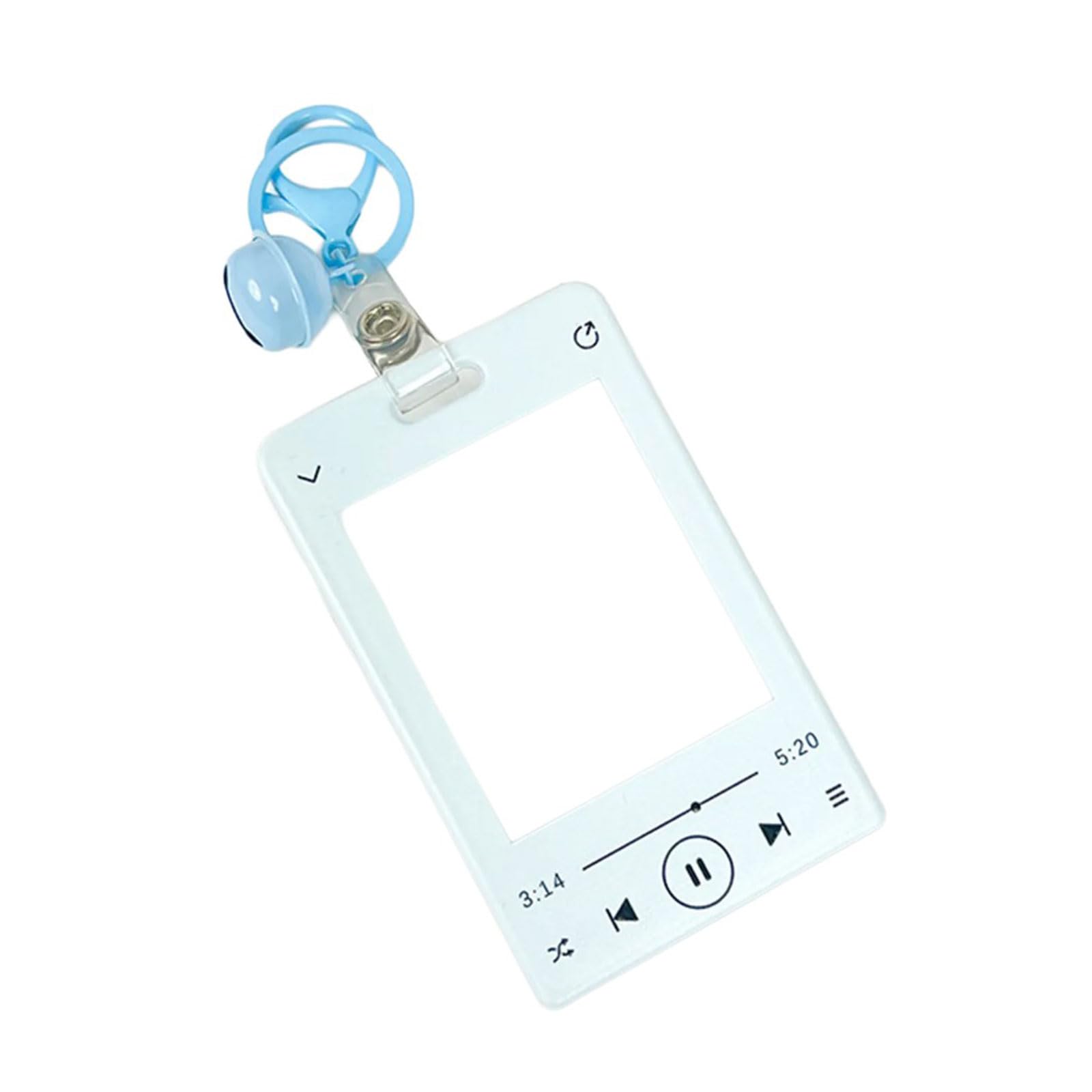 Maxtonser Photocard Holder with Pendant Keychain Bus Card Protector Music Player Theme Card Holder Credit Card Sleeve Covers