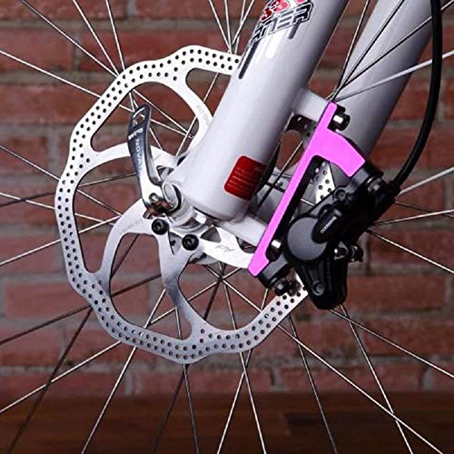Bucklos 【Us Stock】 Mtb Disc Brake Rotor 180Mm Is/Pm Mount Adapter, Mountain Bike Stainless Steel Brake Rotors, 6 Pc M5 Bolts Caliper Adapter, Fit Road Mountain Bicycle, Bmx #TOP6