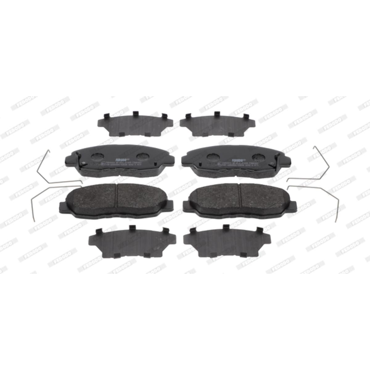 FERODO Brake Pads | FDB5022 | Front | for HONDA CIVIC IX 2012-2017 | OE-Matching Quality | Eco-Friction Fuse+ Technology