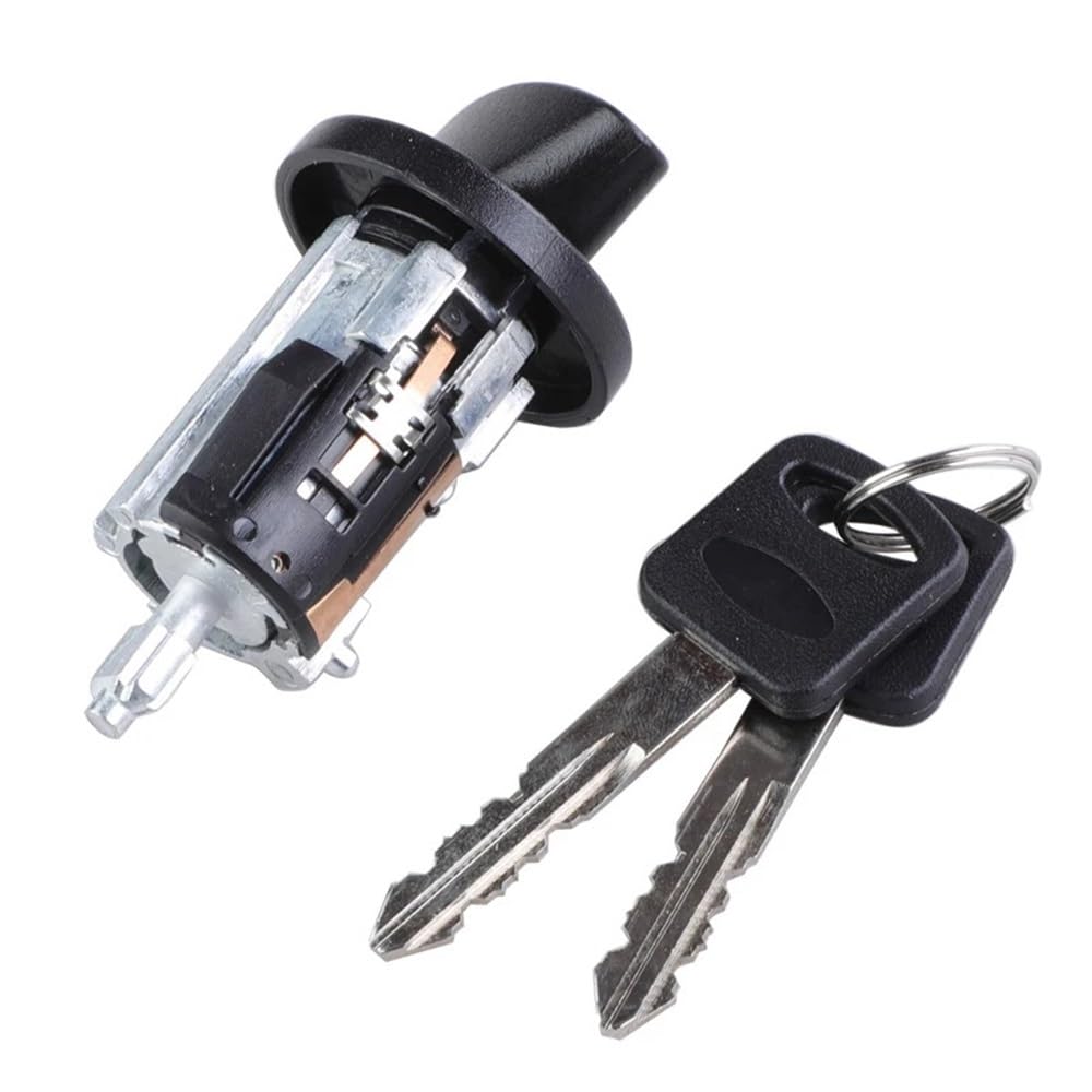 Zhjlut One Color Car Lock Cylinder F85z-11582-Aa F85z11582aa Compatible With Freestar For Mustang For Ranger Car Ignition Barrel Door Lock Cylinder With 2 Keys(Set A)