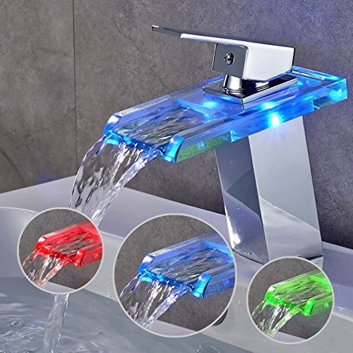 Mitigeur de salle de bain anti-brûlure avec indicateur LED