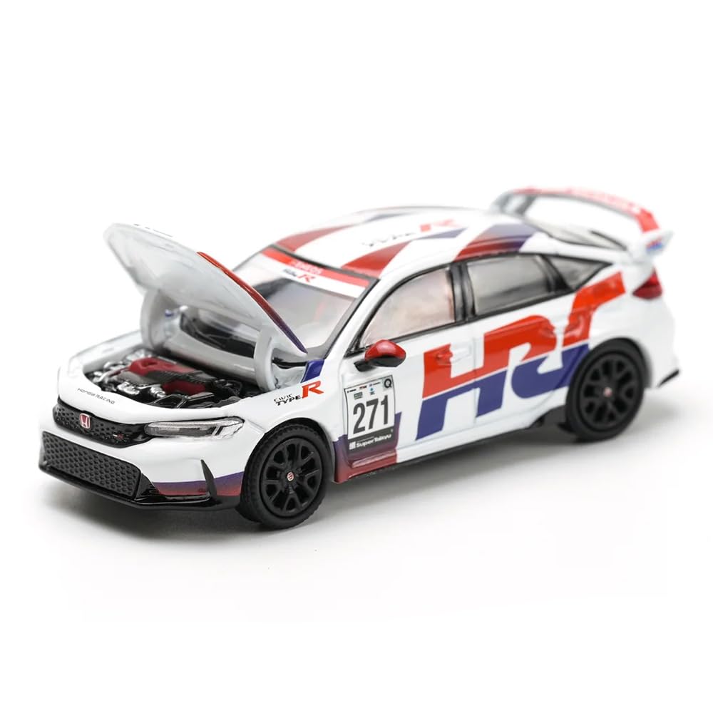 1:64 Diecast Model Car Compatible with Honda Civic Type-R FL5 TCR