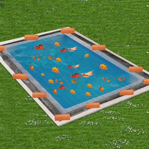 Malla para piscina rectangular 23x42.5 pies negra miniatura 5