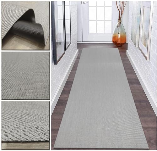 Tadi & Imperio1979 - Alfombra Vinilica Rectangular 60 x 200 cm - Taupé-beige - Resistente al Agua - Lavable - Antideslizante - Interior y Exterior