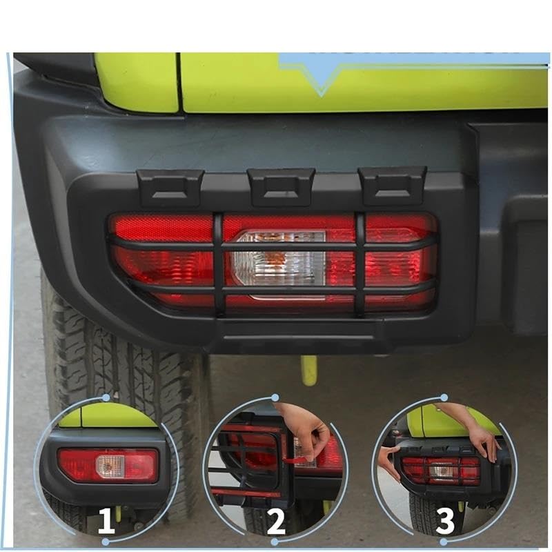 Feu arrière rayé ou fade ? Solution couverture de décoration Suzuki Jimny 2019-2025
