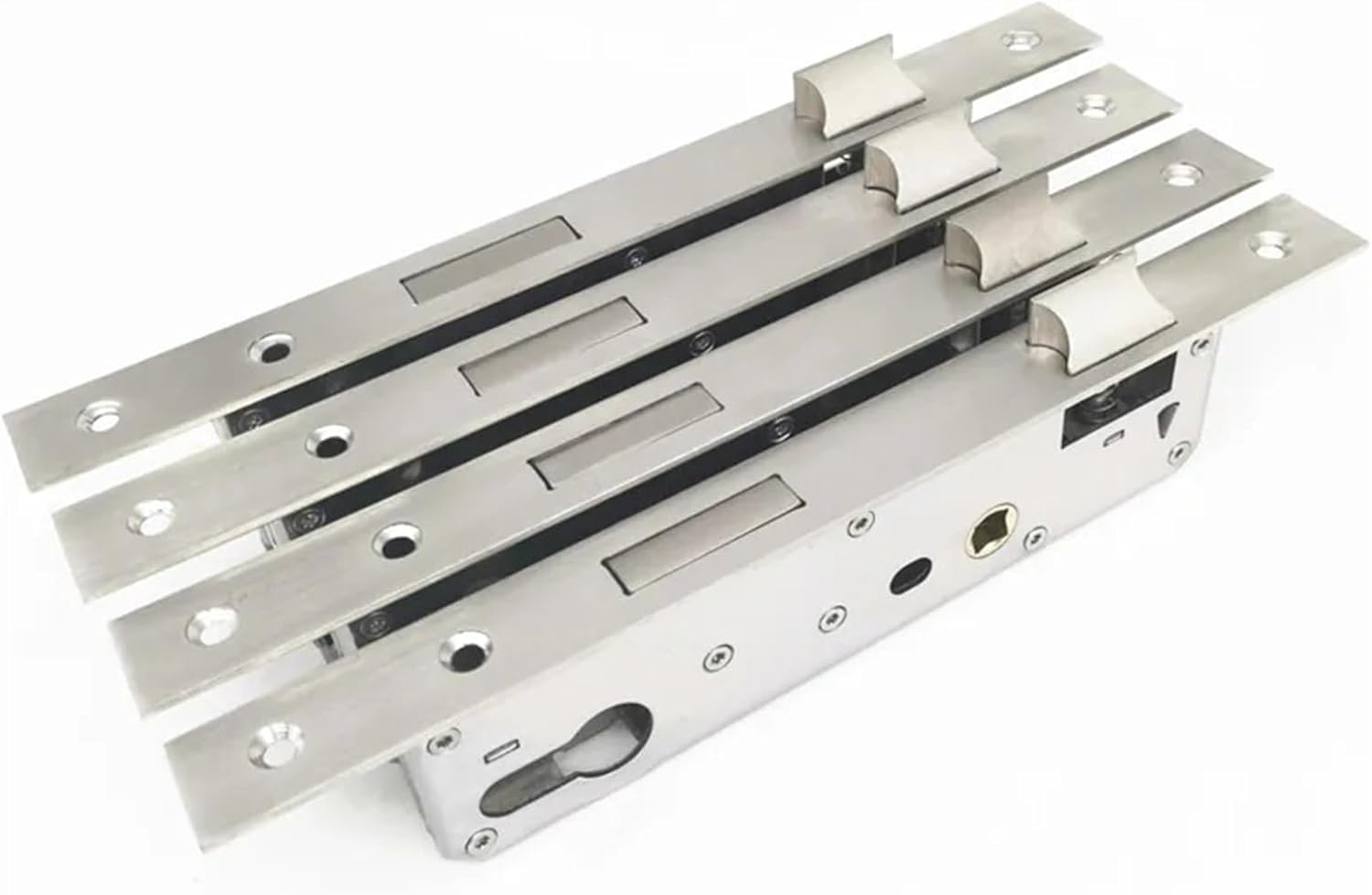 Door Handle Stainless Steel 85 Lock Body Aluminum 32mm 1Pcs(A)