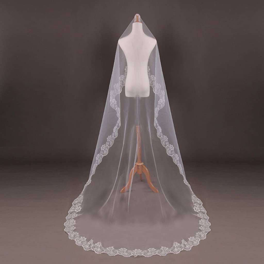 Velo de novia largo 2 metros accesorios elegantes para vestido de novia con tul