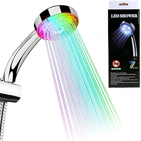 DaMohony LED Handheld Shower Head with Colour Change Cover