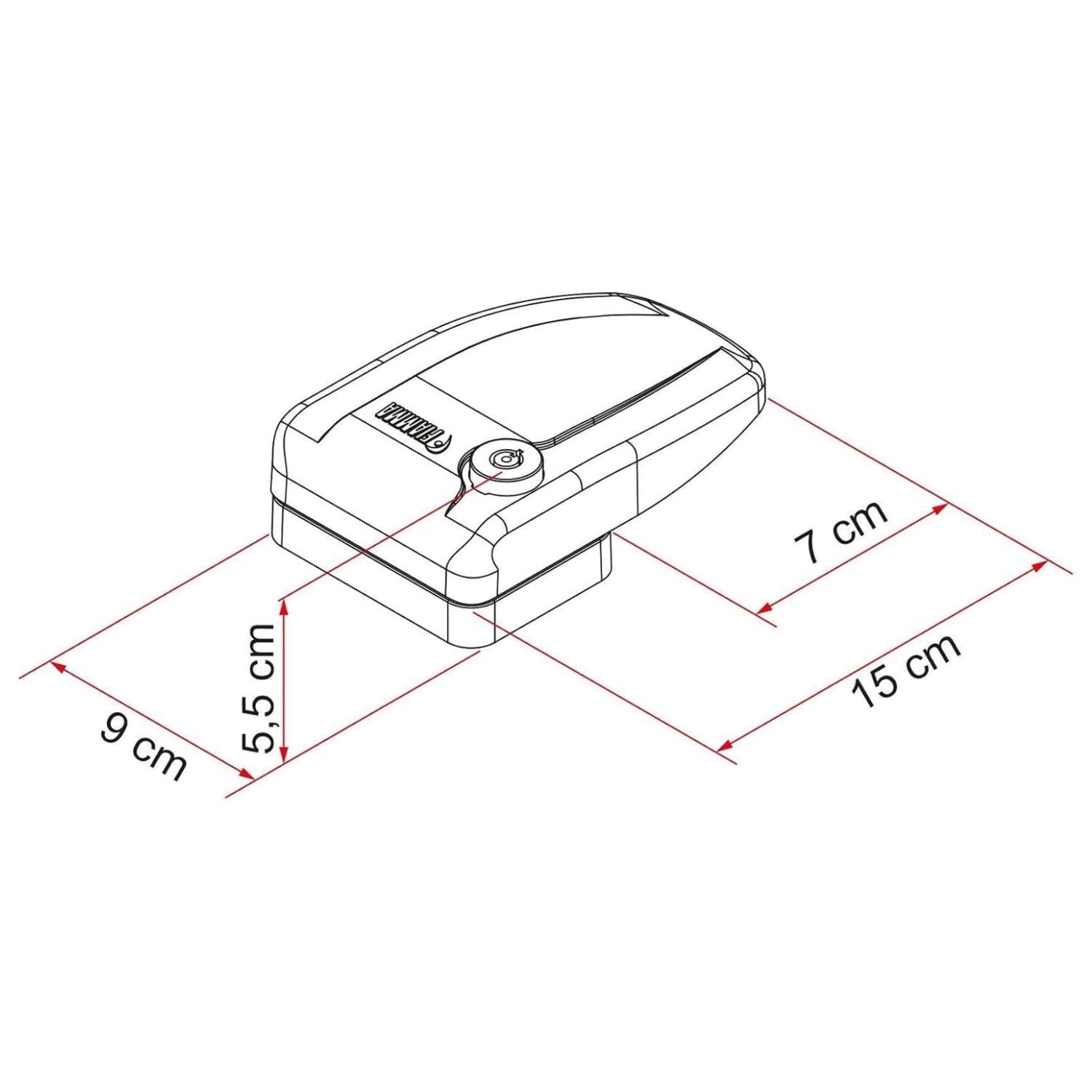 Fiamma Safe Door Frame Kit X3 -White