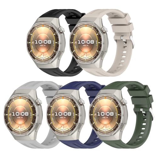 Correa de silicona 22mm para Huawei Watch GT6 Pro miniatura 1
