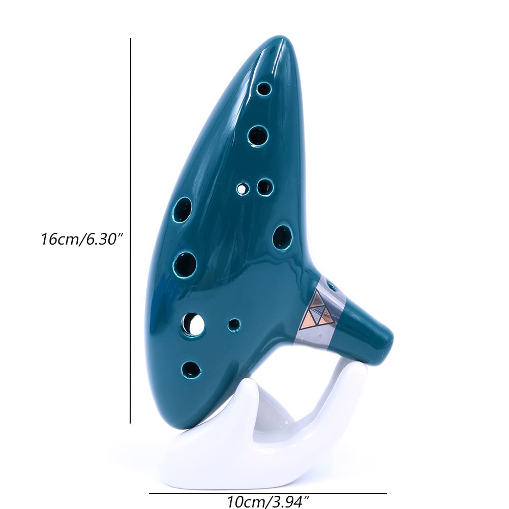 Image secondaire de Ocarina Alto C en Céramique 12 Trous avec Accessoires Inclus