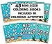 (50 Pack) 4.75" x 4.75" Mini Ocean Coloring Books in Bulk (Mini Coloring Books, Ocean Animal Coloring Book, Small Coloring Book, Goodie Bag Coloring Book)