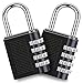 Price comparison product image Combination Padlock, Lookka Heavy Duty Safe Combination Lock with 4-Digit Smooth Dial for School, Gym, Outdoor Shed Locker [2-Pack]