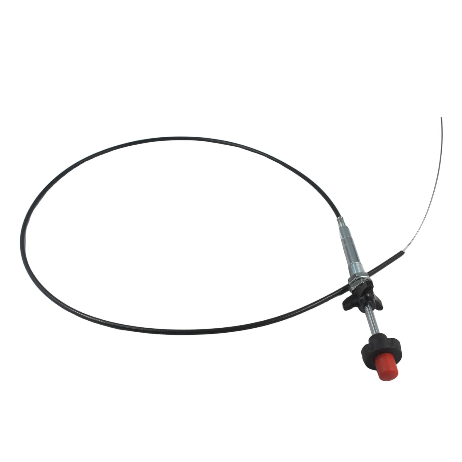 Disenparts VCGTX06 6FT Vernier Adjustable Locking Control Cable 6' Long Heavy Duty Lock Throttle Cable Compatible with Many PTO and Dump Applications